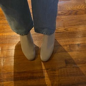 Rachel Comey Suede Mule Bootie.